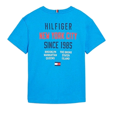 Tommy Hilfiger Boys Tee Graphic NYC Mesmerizing Blue
